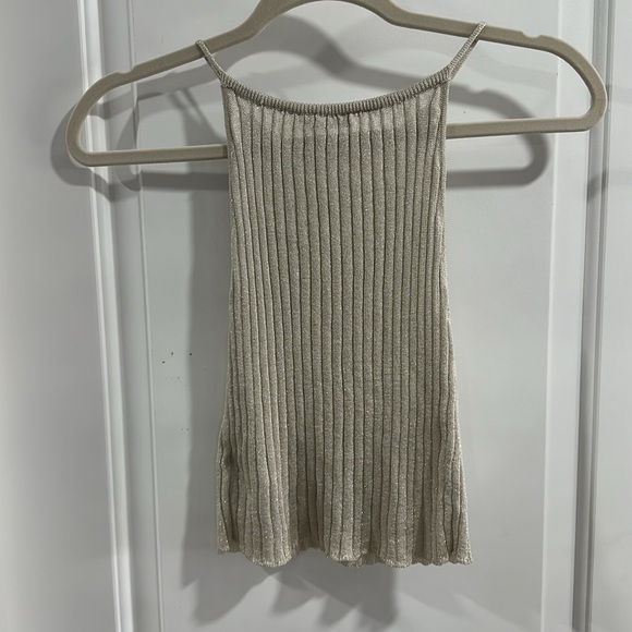 ⭐️SOLD⭐️Kimchi Blue Cream Sparkly Top - Picture 6 of 6